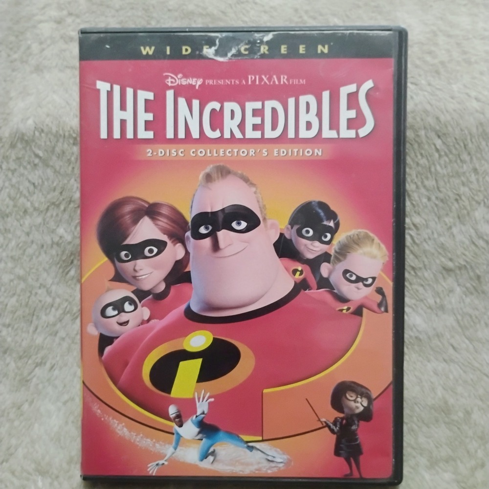 Disney Pixar The Incredibles 2-Disc Collector's Edition DVD Widescreen Red Y2K
